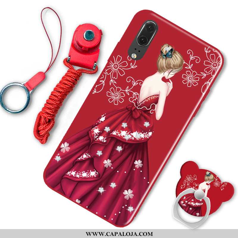 Capas Huawei P20 Tendencia Estilosas Cases Telemóvel Rosa, Capa Huawei P20 Protetoras Barato