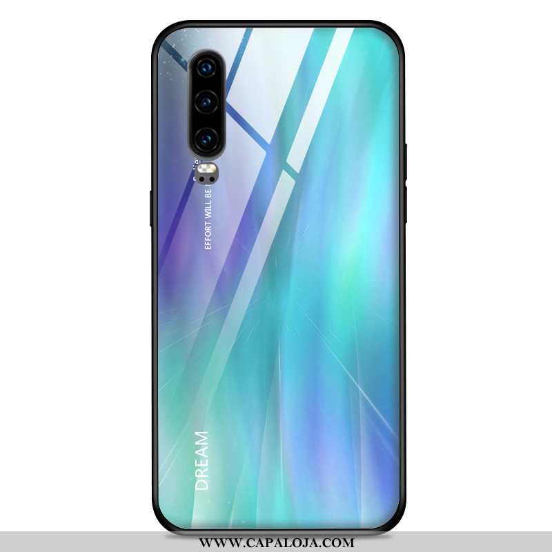 Capas Huawei P30 Criativas Completa Masculino Lisas Azul, Capa Huawei P30 Slim Venda