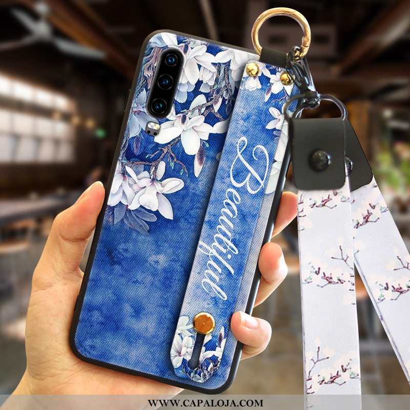 Capas Huawei P30 Estilosas Protetoras Novas Azul Escuro, Capa Huawei P30 Personalizado Promoção