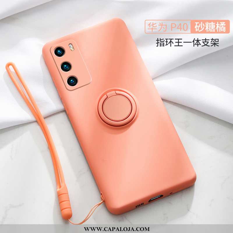 Capas Huawei P30 Fosco Malha Rosa Estiloso, Capa Huawei P30 Personalizado Promoção