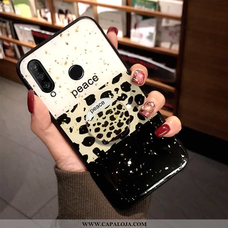 Capas Huawei P30 Lite Couro Antiqueda Oncinha Castanho, Capa Huawei P30 Lite Soft Online