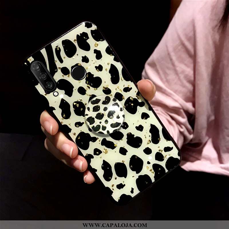 Capas Huawei P30 Lite Couro Antiqueda Oncinha Castanho, Capa Huawei P30 Lite Soft Online