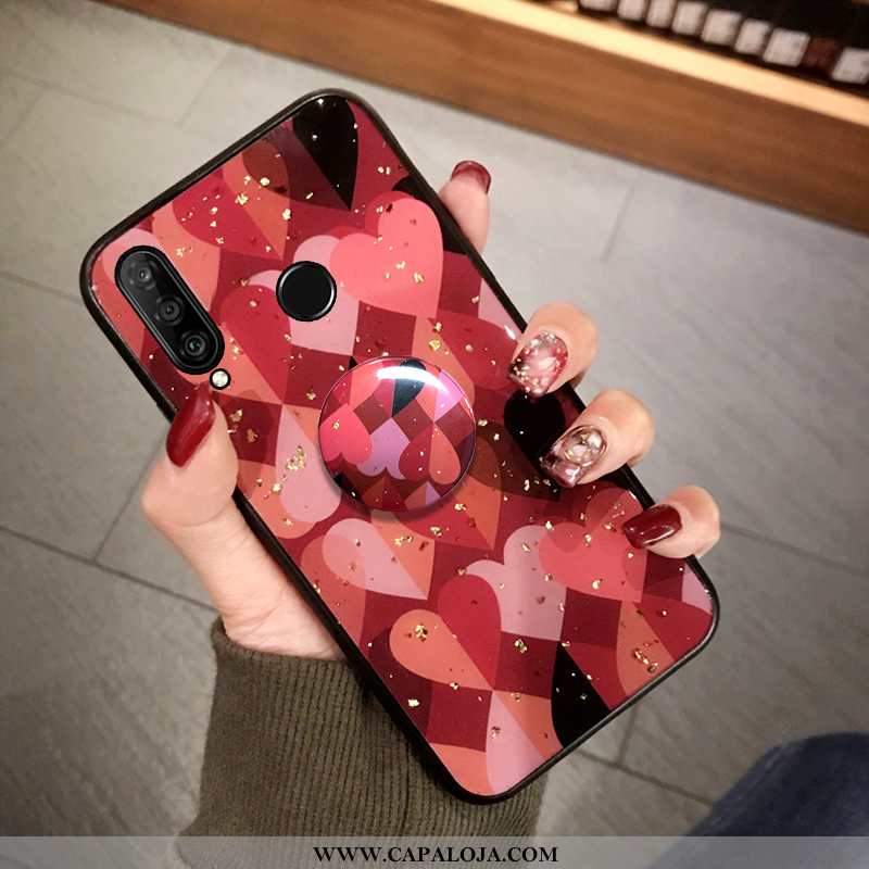 Capas Huawei P30 Lite Couro Antiqueda Oncinha Castanho, Capa Huawei P30 Lite Soft Online