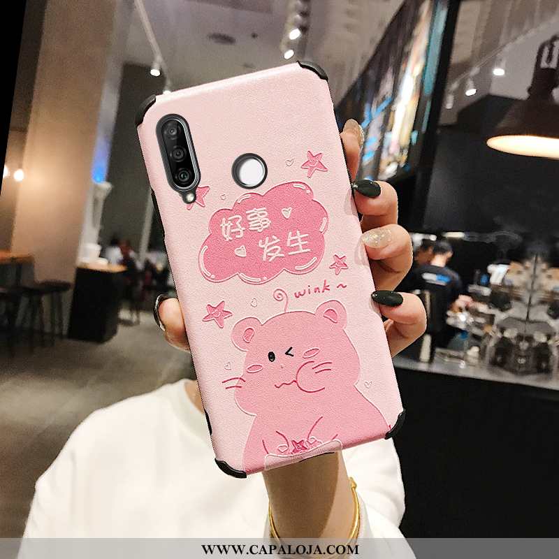 Capas Huawei P30 Lite Desenho Animado Antiqueda Aço Primavera Verde, Capa Huawei P30 Lite Fofas Bara