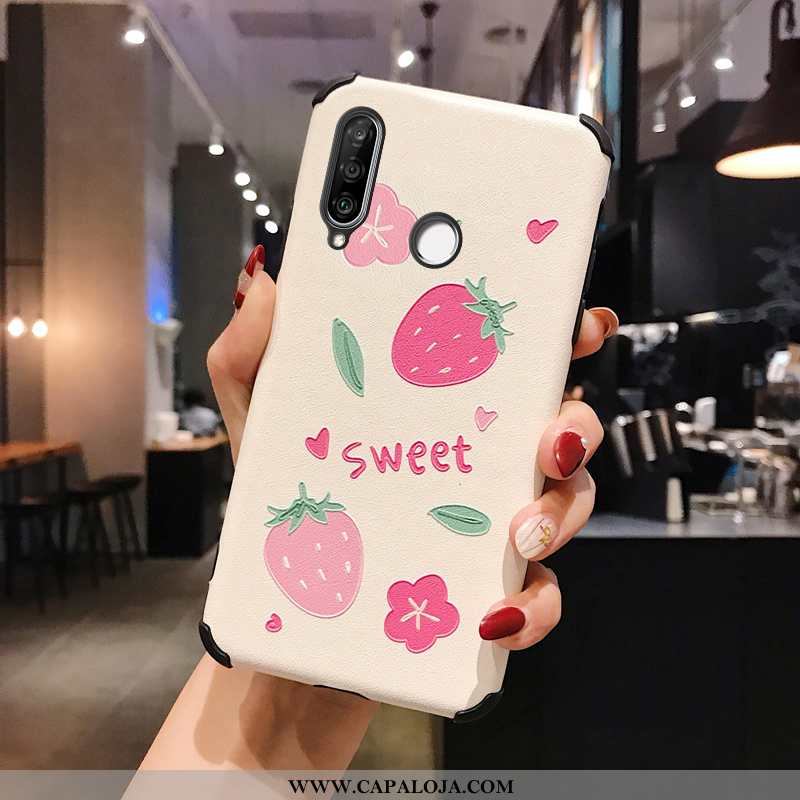 Capas Huawei P30 Lite Desenho Animado Antiqueda Aço Primavera Verde, Capa Huawei P30 Lite Fofas Bara