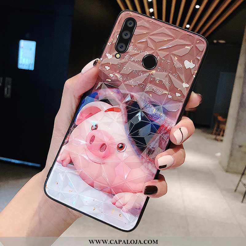 Capas Huawei P30 Lite Desenho Animado Completa Protetoras Casal Bordô, Capa Huawei P30 Lite Tendenci