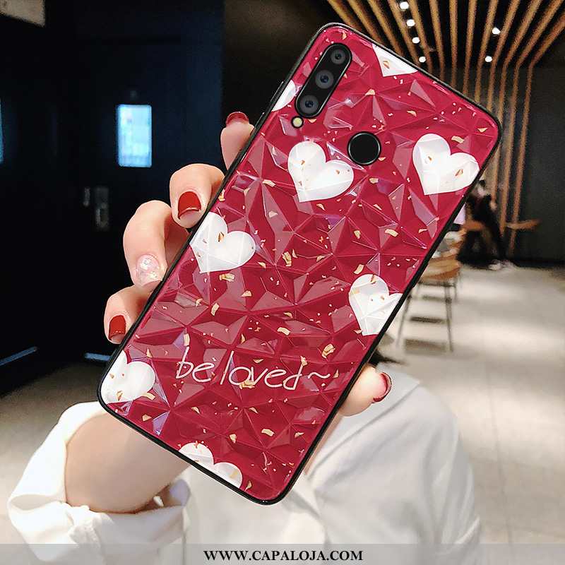 Capas Huawei P30 Lite Desenho Animado Completa Protetoras Casal Bordô, Capa Huawei P30 Lite Tendenci