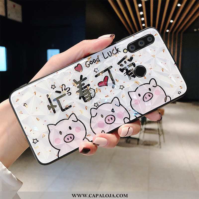 Capas Huawei P30 Lite Desenho Animado Completa Protetoras Casal Bordô, Capa Huawei P30 Lite Tendenci