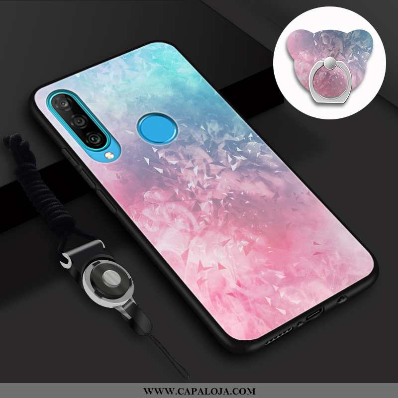 Capas Huawei P30 Lite Desenho Animado Protetoras Completa Antiqueda Rosa, Capa Huawei P30 Lite Fofas