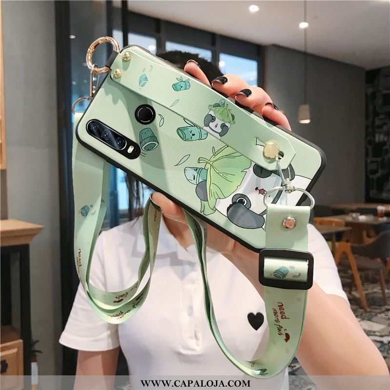 Capas Huawei P30 Lite Fofas Wrisband Telemóvel Feminino Verde, Capa Huawei P30 Lite Soft Comprar