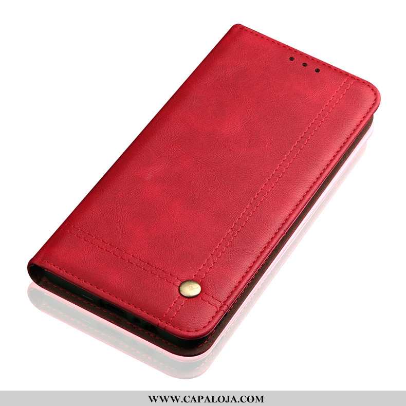 Capas Huawei P30 Lite Protetoras Completa Antiqueda Vermelha Vermelho, Capa Huawei P30 Lite Couro Ba