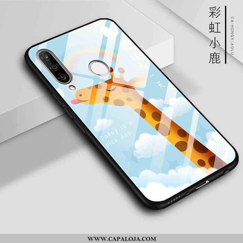 Capas Huawei P30 Lite Vidro Feminino Cases, Capa Huawei P30 Lite Branco Venda