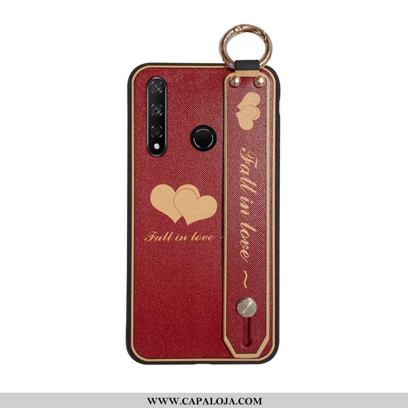 Capas Huawei P30 Lite Xl Cordao Protetoras Silicone Bordô, Capa Huawei P30 Lite Xl Personalizada Ven