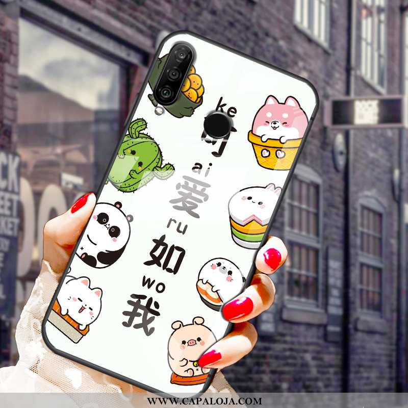 Capas Huawei P30 Lite Xl Desenho Animado Antiqueda Protetoras Telemóvel Rosa, Capa Huawei P30 Lite X