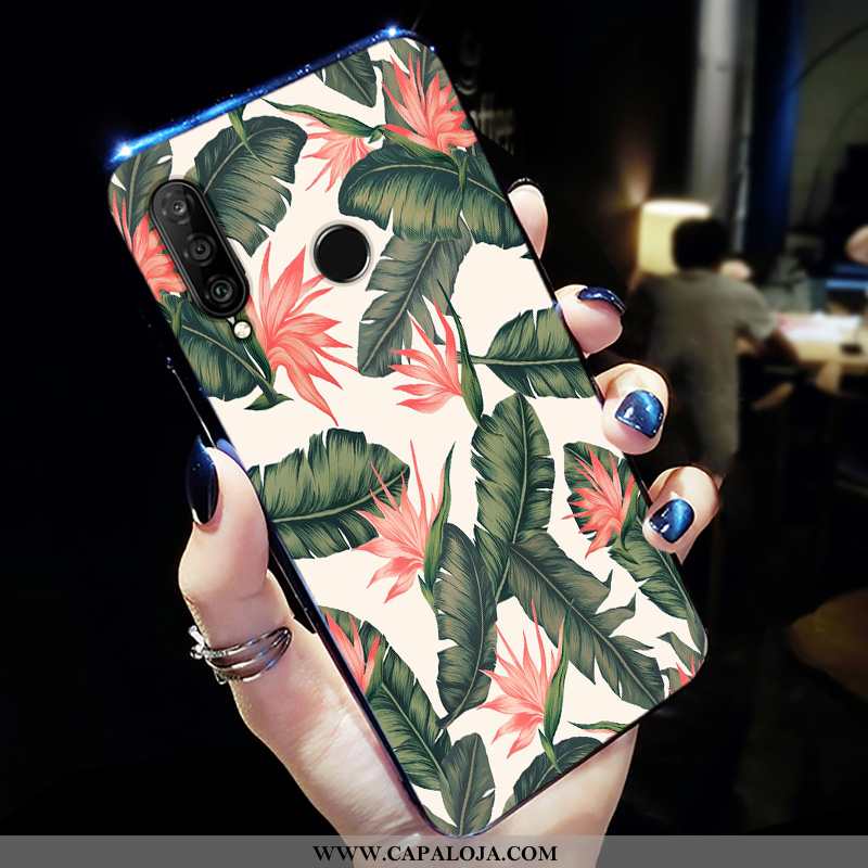 Capas Huawei P30 Lite Xl Protetoras Feminino Tendencia Telemóvel Verde, Capa Huawei P30 Lite Xl Pers