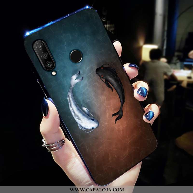 Capas Huawei P30 Lite Xl Protetoras Feminino Tendencia Telemóvel Verde, Capa Huawei P30 Lite Xl Pers