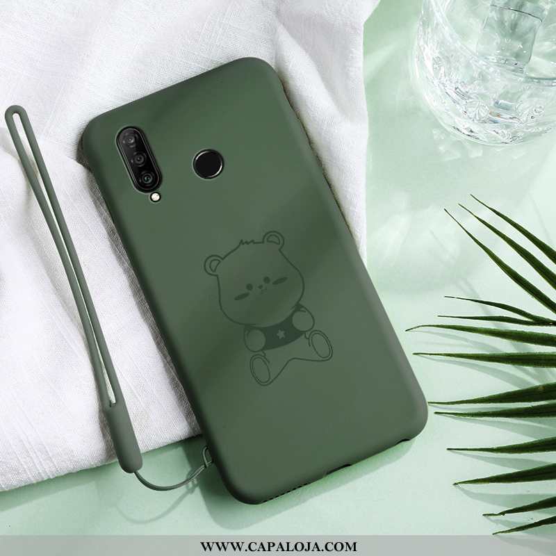 Capas Huawei P30 Lite Xl Protetoras Malha Cases Verde, Capa Huawei P30 Lite Xl Silicone Online