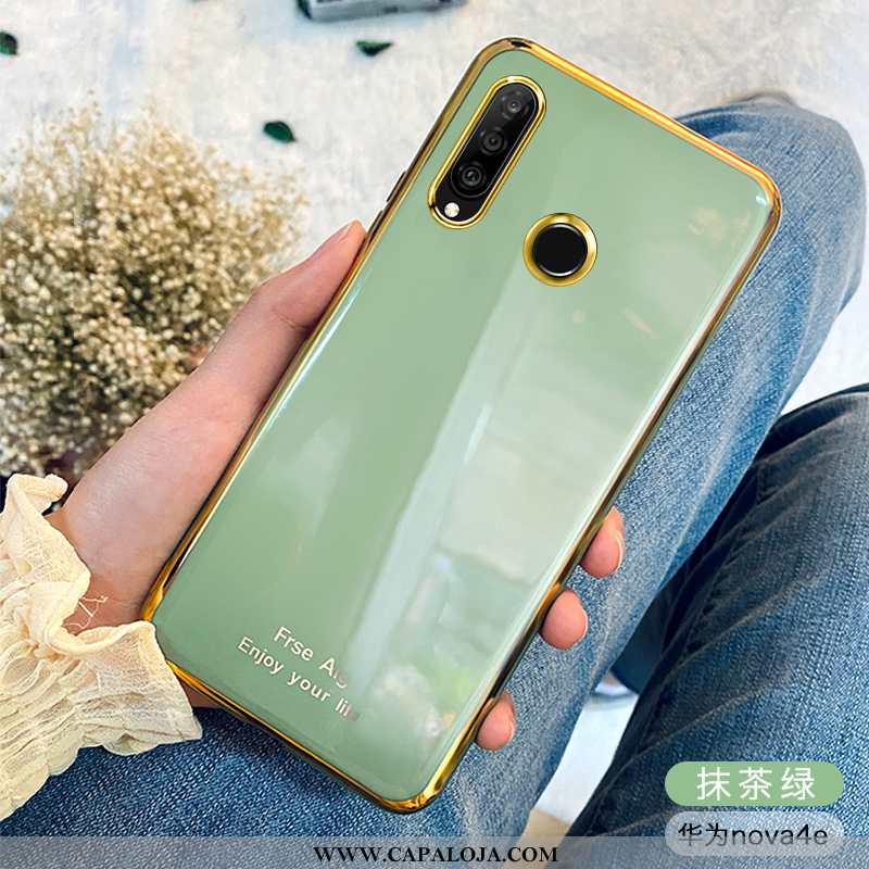 Capas Huawei P30 Lite Xl Protetoras Personalizado Telemóvel Soft Verde, Capa Huawei P30 Lite Xl Sili