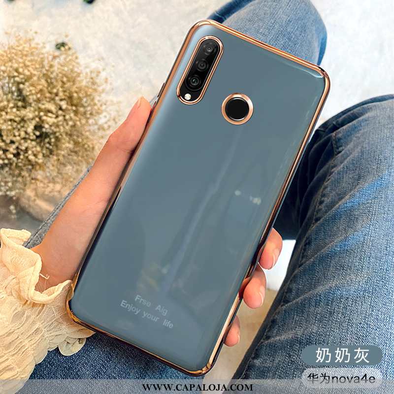 Capas Huawei P30 Lite Xl Protetoras Personalizado Telemóvel Soft Verde, Capa Huawei P30 Lite Xl Sili