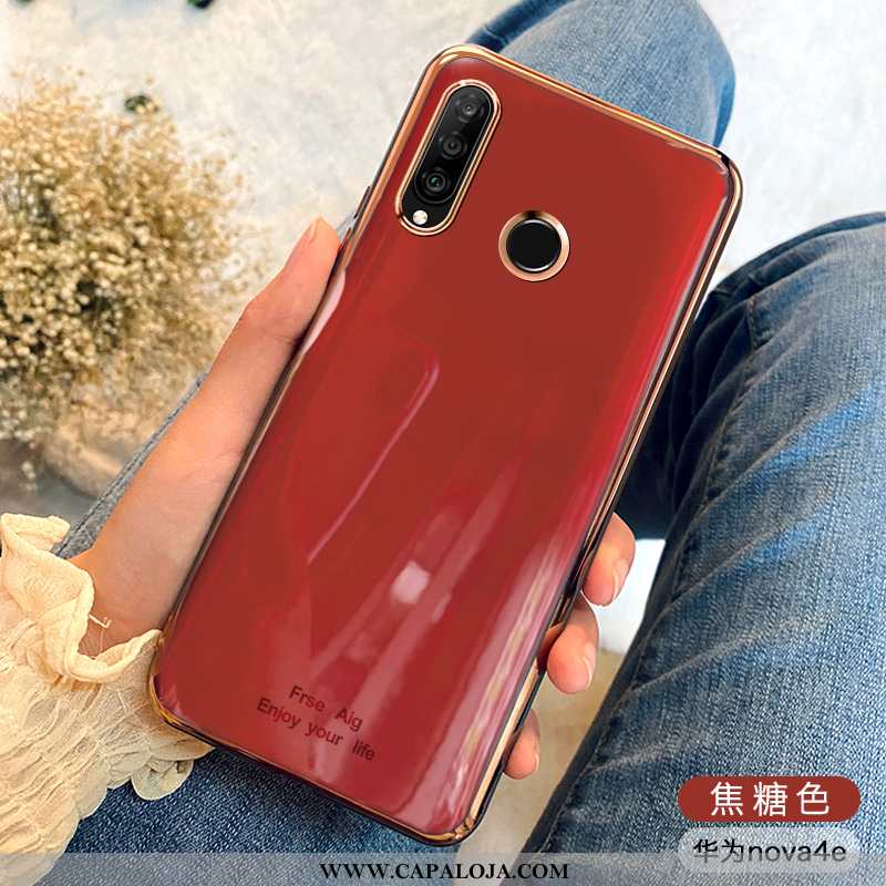 Capas Huawei P30 Lite Xl Protetoras Personalizado Telemóvel Soft Verde, Capa Huawei P30 Lite Xl Sili