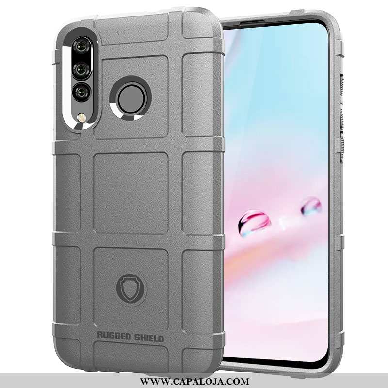 Capas Huawei P30 Lite Xl Soft Militares Antiqueda, Capa Huawei P30 Lite Xl Cinza Comprar