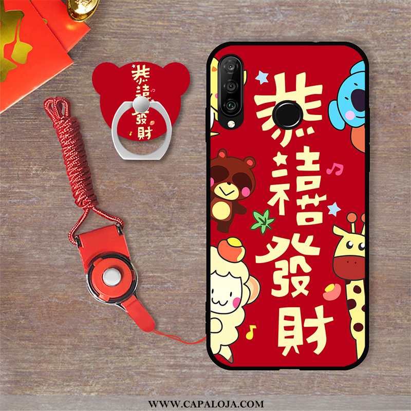 Capas Huawei P30 Lite Xl Tendencia Completa Casaco Cases Vermelho, Capa Huawei P30 Lite Xl Venda