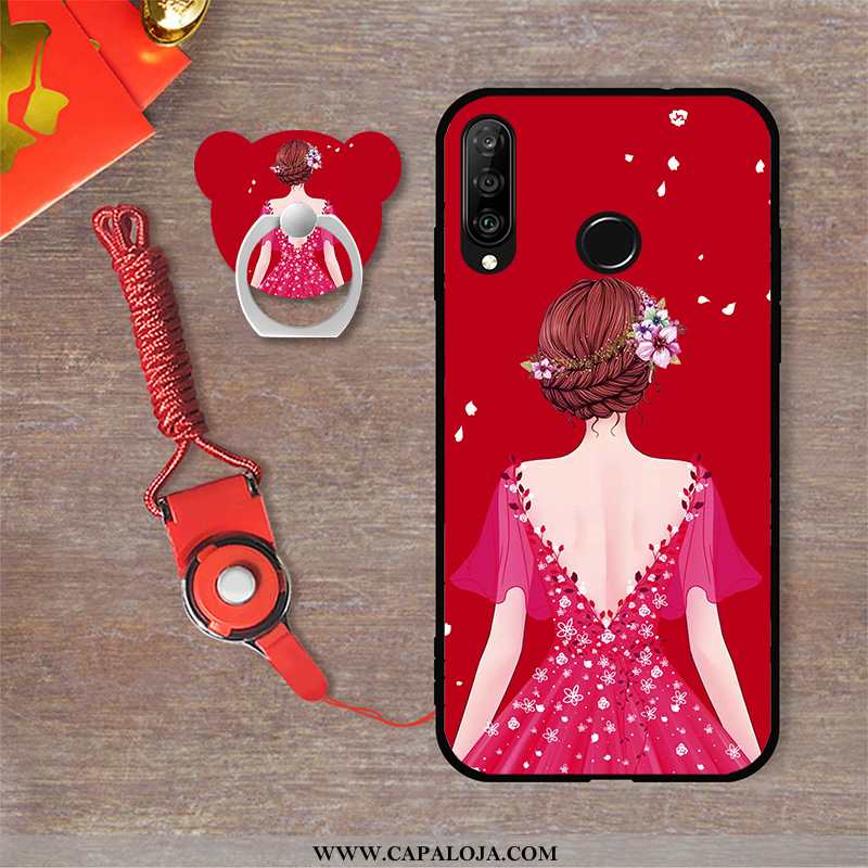 Capas Huawei P30 Lite Xl Tendencia Completa Casaco Cases Vermelho, Capa Huawei P30 Lite Xl Venda