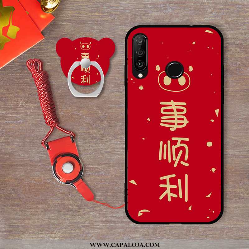 Capas Huawei P30 Lite Xl Tendencia Completa Casaco Cases Vermelho, Capa Huawei P30 Lite Xl Venda