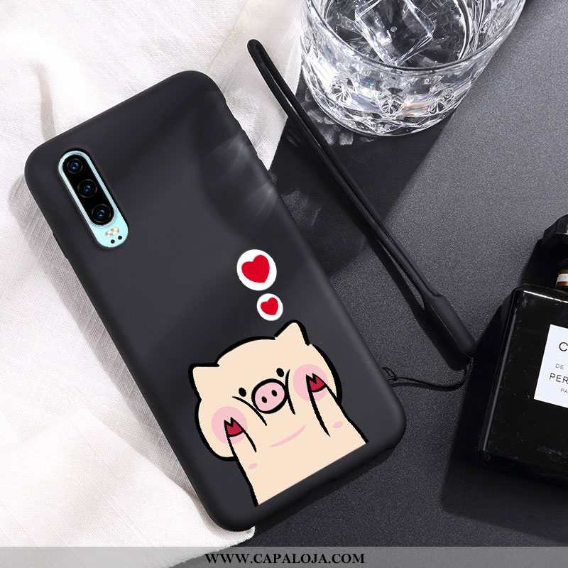 Capas Huawei P30 Personalizada Malha Estiloso Vermelho, Capa Huawei P30 Desenho Animado Online