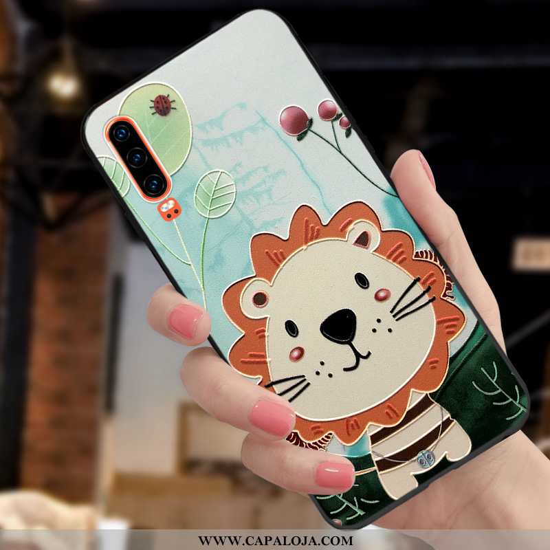 Capas Huawei P30 Personalizado Caqui Fofas, Capa Huawei P30 Criativas Promoção