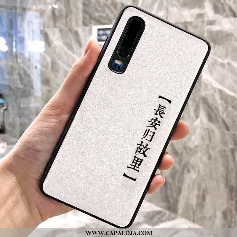 Capas Huawei P30 Preto Branco Feminino, Capa Huawei P30 Vermelha Comprar