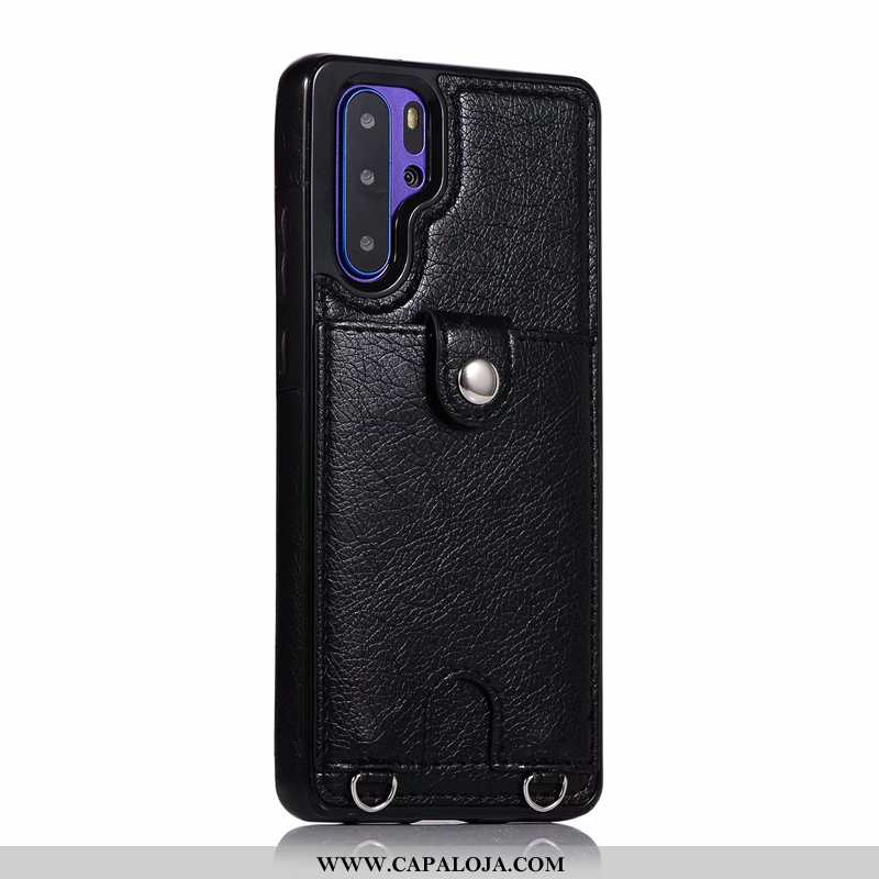 Capas Huawei P30 Pro Cordao Nova Feminino Cases Bordô, Capa Huawei P30 Pro Couro Promoção