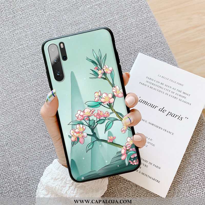 Capas Huawei P30 Pro Personalizado Silicone Fosco Cases Verde, Capa Huawei P30 Pro Criativas Baratas