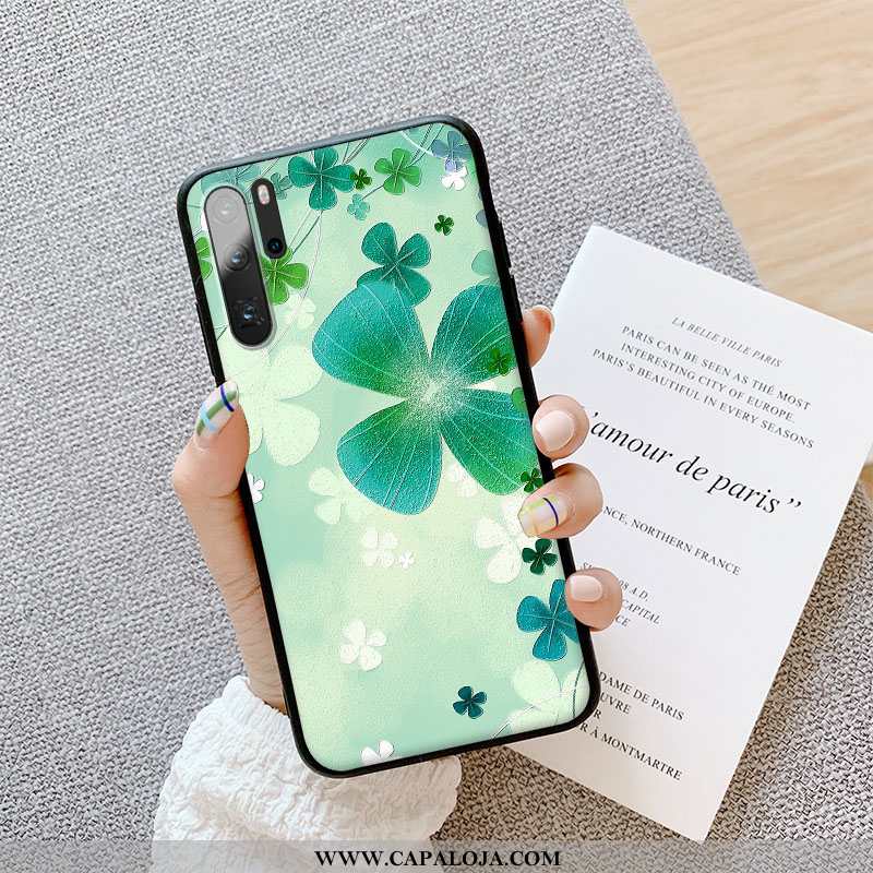 Capas Huawei P30 Pro Personalizado Silicone Fosco Cases Verde, Capa Huawei P30 Pro Criativas Baratas