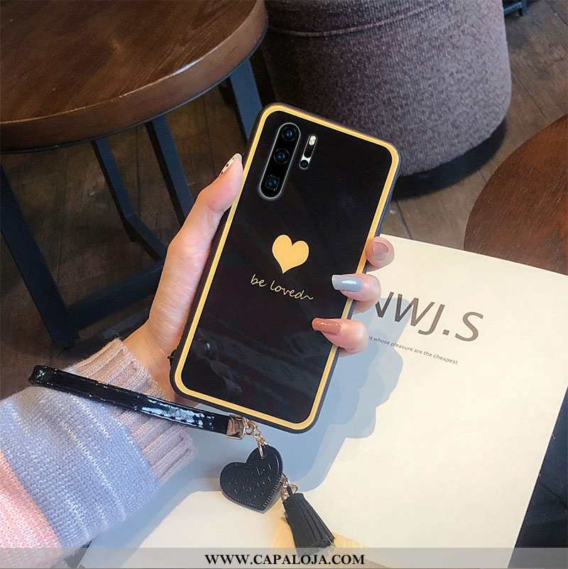 Capas Huawei P30 Pro Protetoras Casal Cinza Preto, Capa Huawei P30 Pro Vidro Baratas