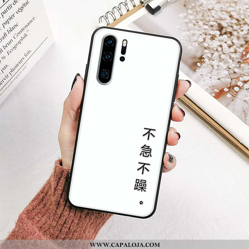 Capas Huawei P30 Pro Protetoras Soft Branco Tendencia, Capa Huawei P30 Pro Silicone Baratas