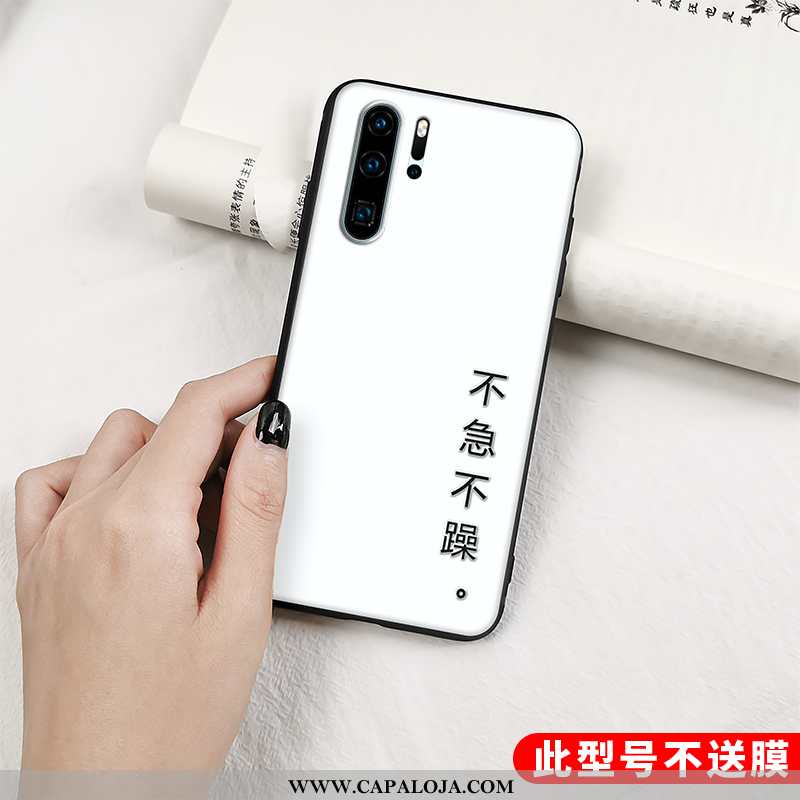 Capas Huawei P30 Pro Protetoras Soft Branco Tendencia, Capa Huawei P30 Pro Silicone Baratas