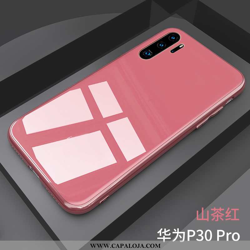 Capas Huawei P30 Pro Slim Completa Vidro Feminino Rosa, Capa Huawei P30 Pro Tendencia Baratos