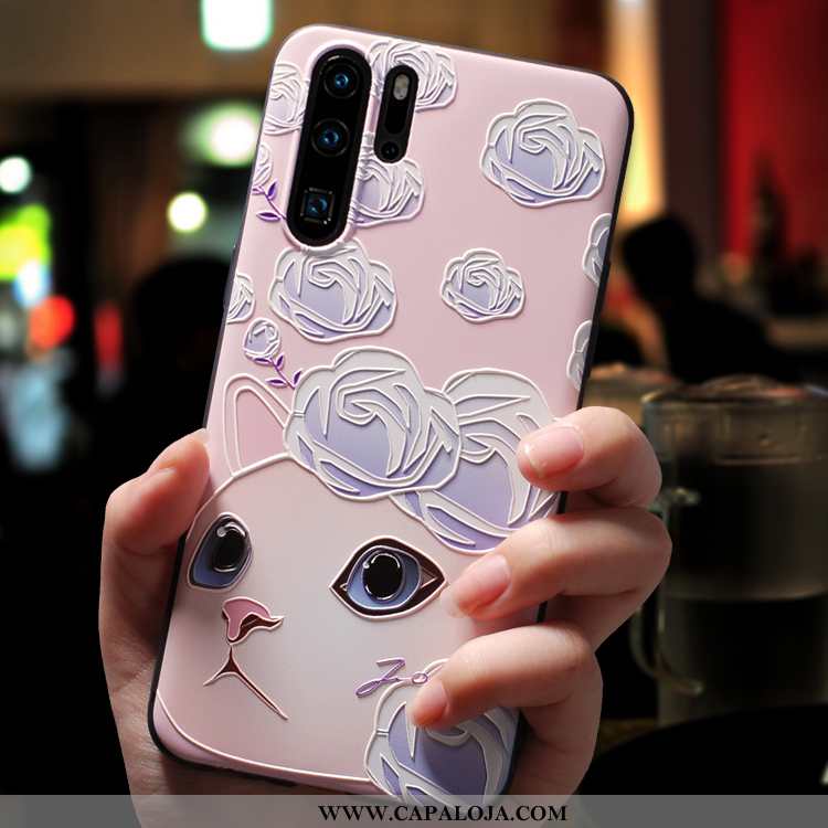 Capas Huawei P30 Pro Slim Malha Feminino Verde, Capa Huawei P30 Pro Tendencia Promoção