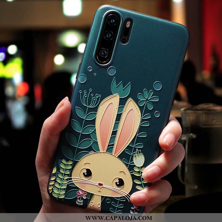 Capas Huawei P30 Pro Slim Malha Feminino Verde, Capa Huawei P30 Pro Tendencia Promoção