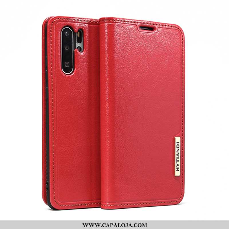 Capas Huawei P30 Pro Soft De Grau Couro Completa Castanho, Capa Huawei P30 Pro Protetoras Promoção