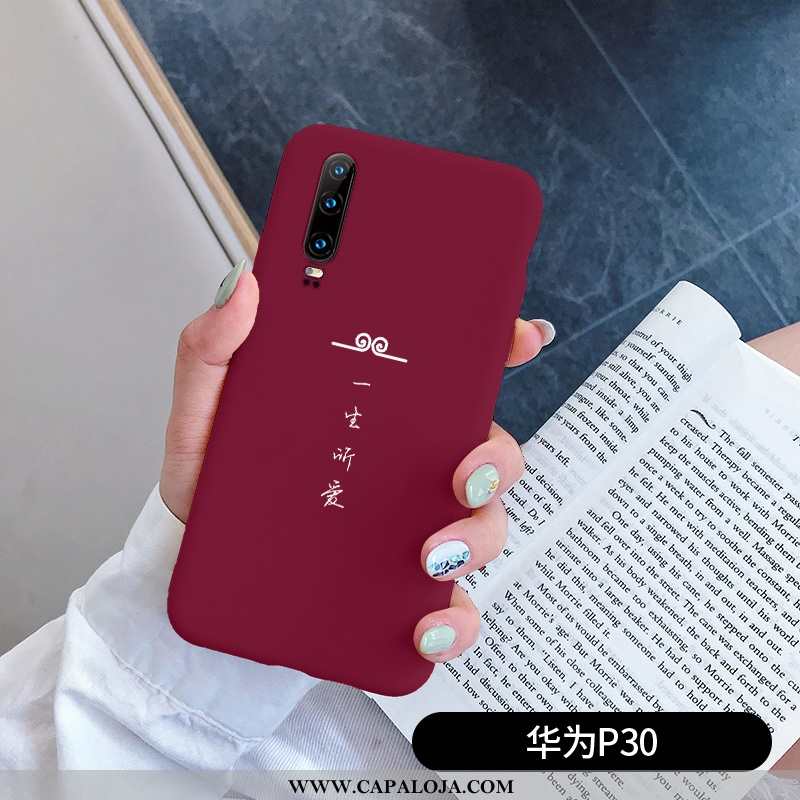 Capas Huawei P30 Protetoras Cases Completa Midi Vermelho, Capa Huawei P30 Silicone Venda