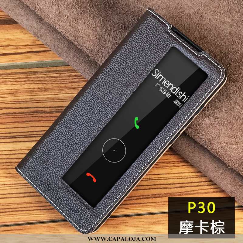 Capas Huawei P30 Slim Telemóvel Masculino Inteligente Champanhe, Capa Huawei P30 Protetoras Online