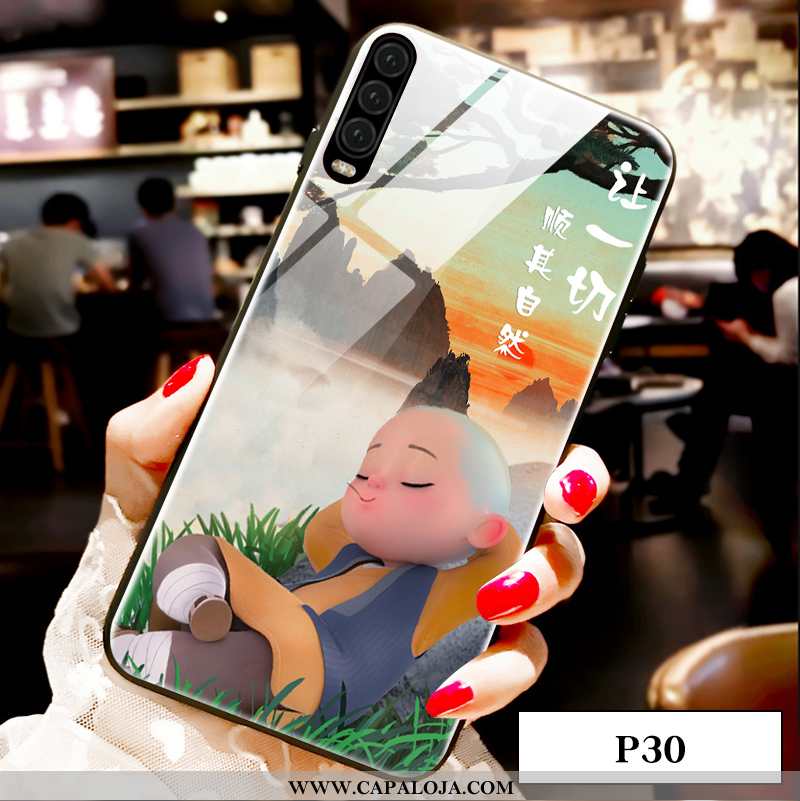 Capas Huawei P30 Soft Vidro Masculino Cases Cinza, Capa Huawei P30 Protetoras Comprar