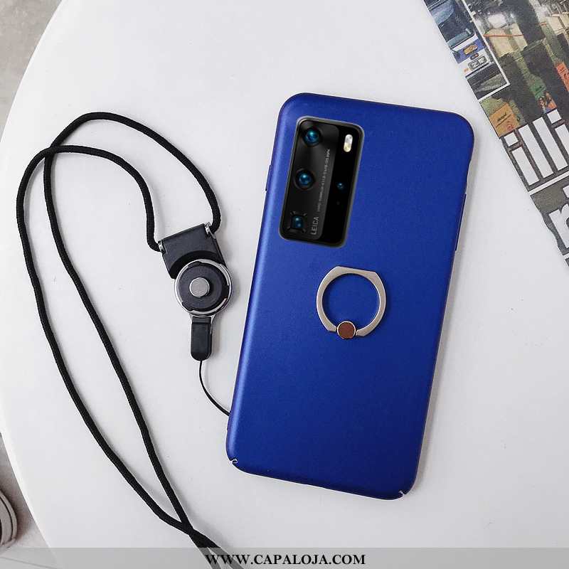 Capas Huawei P40 Cordao Cases Azul, Capa Huawei P40 Protetoras Promoção