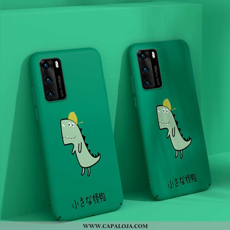 Capas Huawei P40 Fosco Desenho Animado Vermelha Malha Amarelo, Capa Huawei P40 Personalizado Barato