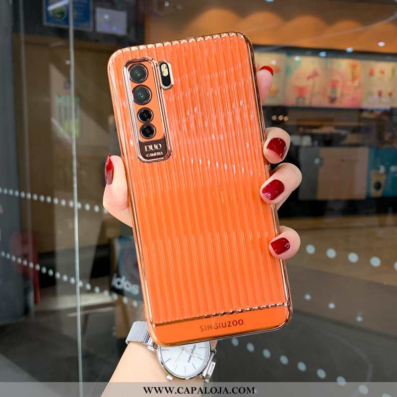 Capas Huawei P40 Lite 5g Criativas Feminino Personalizada Azul, Capa Huawei P40 Lite 5g Tendencia Ve