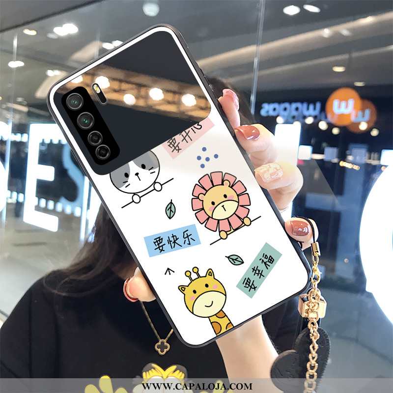 Capas Huawei P40 Lite 5g Desenho Animado Vidro Personalizado Criativas Branco, Capa Huawei P40 Lite 