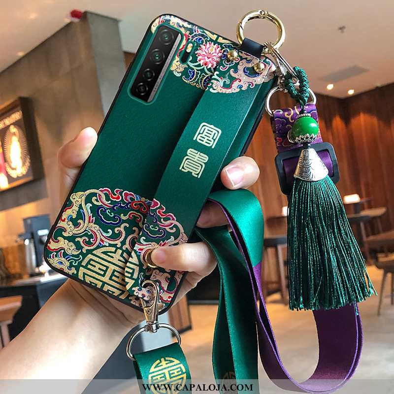 Capas Huawei P40 Lite 5g Personalizado Antiqueda Midi Telemóvel Roxo, Capa Huawei P40 Lite 5g Tenden