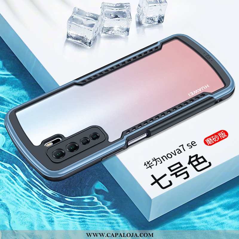 Capas Huawei P40 Lite 5g Protetoras Cases Feminino Azul, Capa Huawei P40 Lite 5g Silicone Baratas